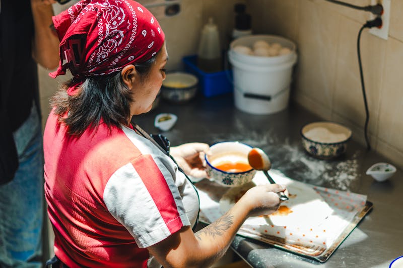 Fresh veggie quesadilla with guacamole